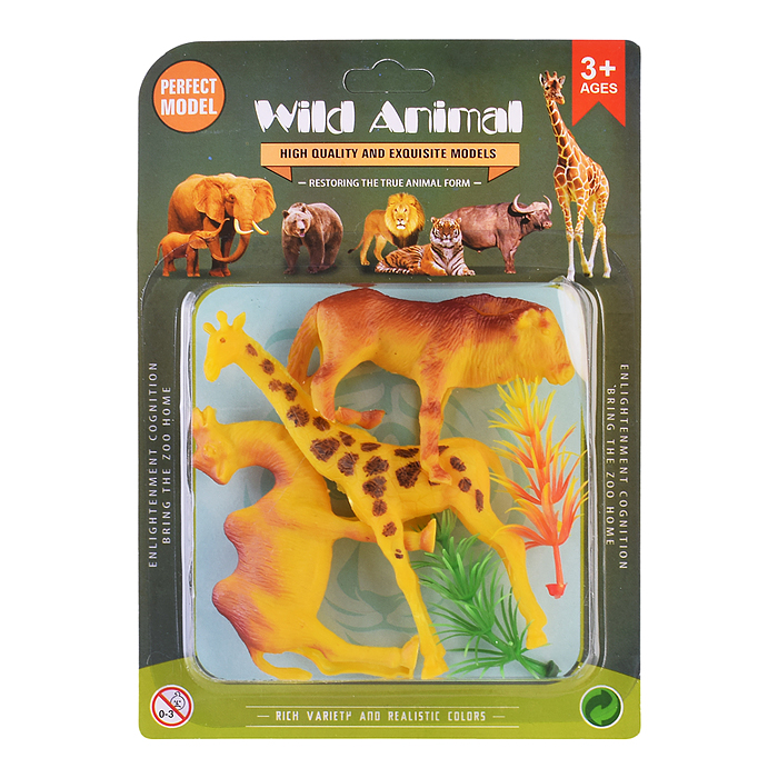 Набор животных F-6 "Африка" на листе Набор животных F-6 "Африка" на листе