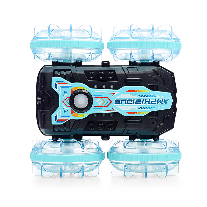 Фото к товару Машина 7723 "Amphibious stunt car-1" на р/у, 27 MHz, в коробке Машина 7723 "Amphibious stunt car-1" на р/у, 27 MHz, в коробке