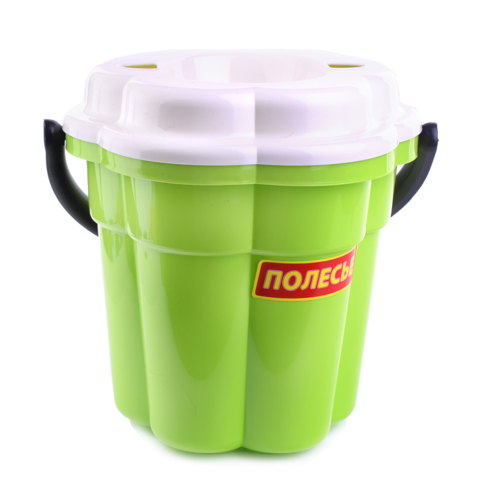 Набор №655 сафари: ведро-цветок большое, ситечко-цветок большое, лопатка №5, грабельки №5, лейка бол