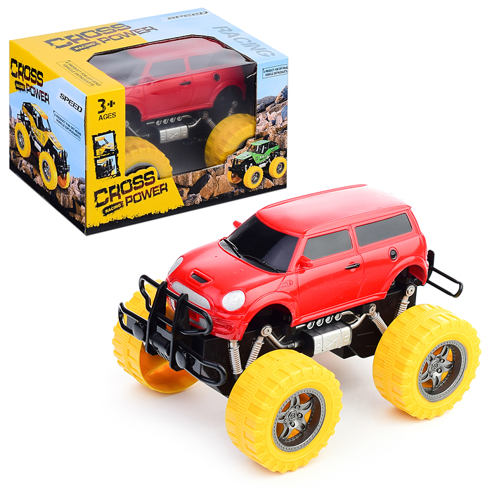 Машина 026-33 инерционная "Cross-Бум" в коробке Машина 026-33 инерционная "Cross-Бум" в коробке