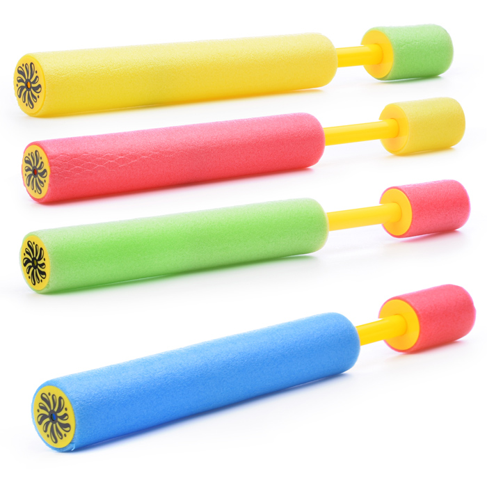 Водная пушка 838-6B разноцветная, в сетке