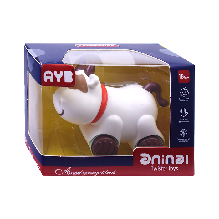 Фото к товару Каталка 2003-3 "Корова" в коробке Каталка 2003-3 "Корова" в коробке