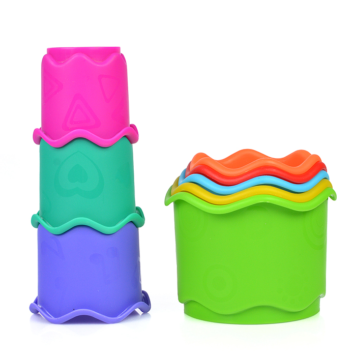 Пирамидка 618-88 "Яркие волны" в коробке