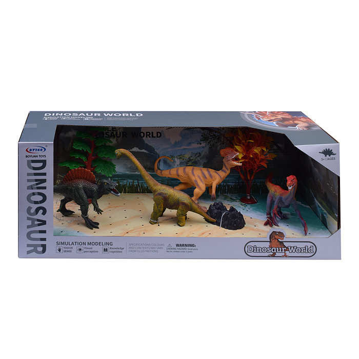 Фото к товару Набор BY568-960 "Динозавры. Джунгли-2" в коробке Набор BY568-960 "Динозавры. Джунгли-2" в коробке