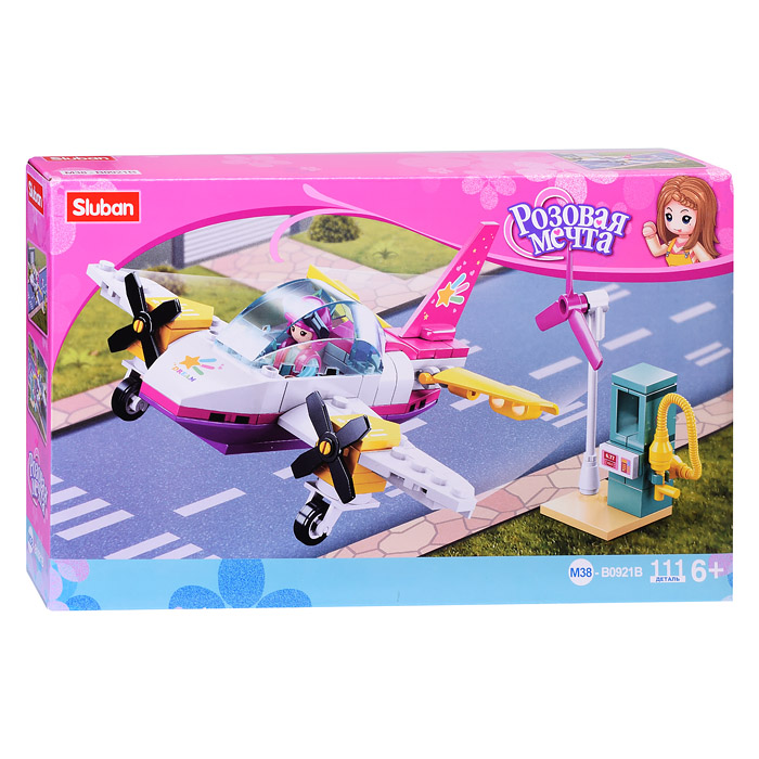 Конструктор M38-B0921B "Пляжный самолет" (111 дет.) Конструктор M38-B0921B "Пляжный самолет" (111 дет.)