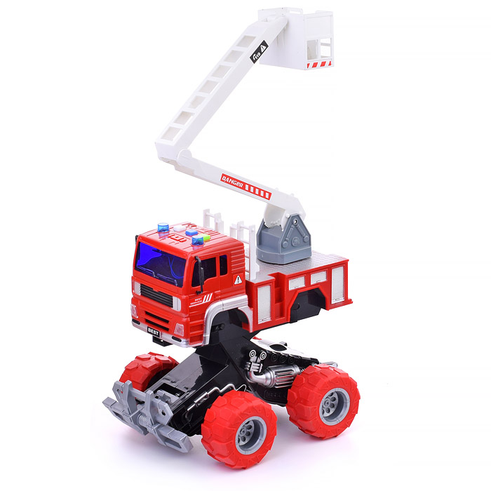 Машина WY553C "Пожарная" 1:20 (свет,звук) на батарейках, в коробке