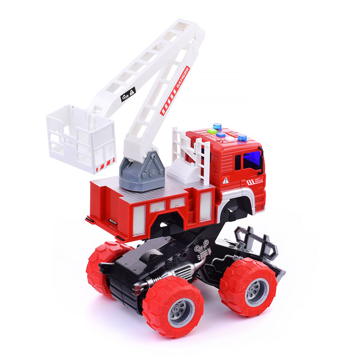 Машина WY553C "Пожарная" 1:20 (свет,звук) на батарейках, в коробке