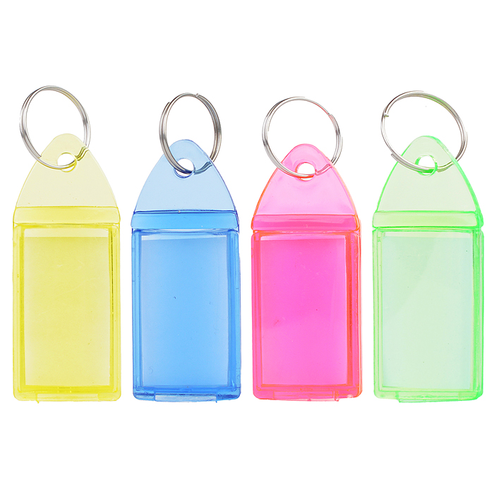 Бирка-брелок для ключей , 60x22 мм, цена за набор 20 шт 