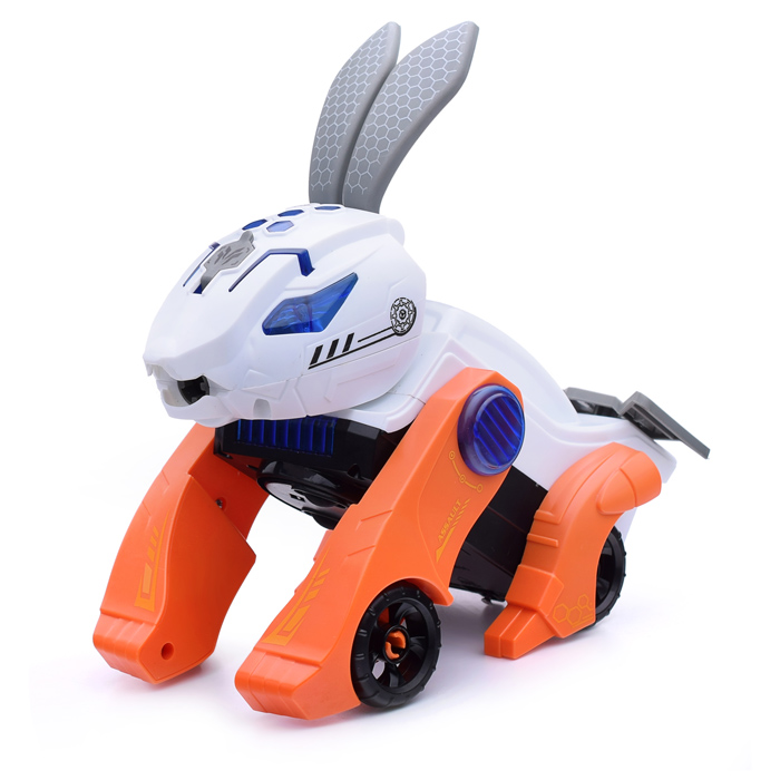 Фото к товару Машина D168-28 трансформирующаяся в кролика, в коробке Машина D168-28 трансформирующаяся в кролика, в коробке