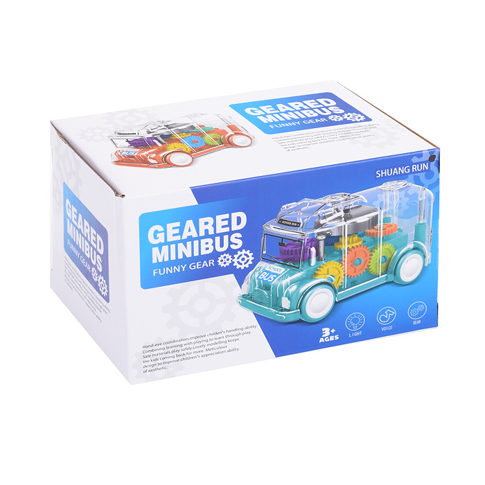 Фото к товару Машина SR878-03 "Мини автобус" в коробке Машина SR878-03 "Мини автобус" в коробке