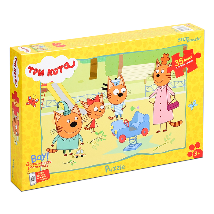 Пазлы 35 MAXI "Три кота (new 2)" (АО "СТС") Пазлы 35 MAXI "Три кота (new 2)" (АО "СТС")