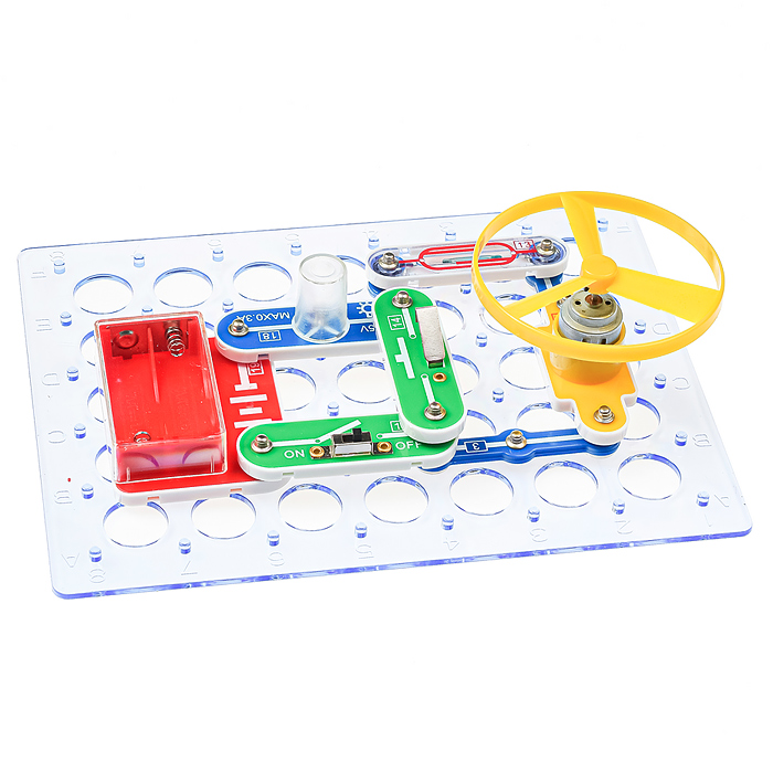 Фото к товару Электронный конструктор "15 схем" Электронный конструктор "15 схем"