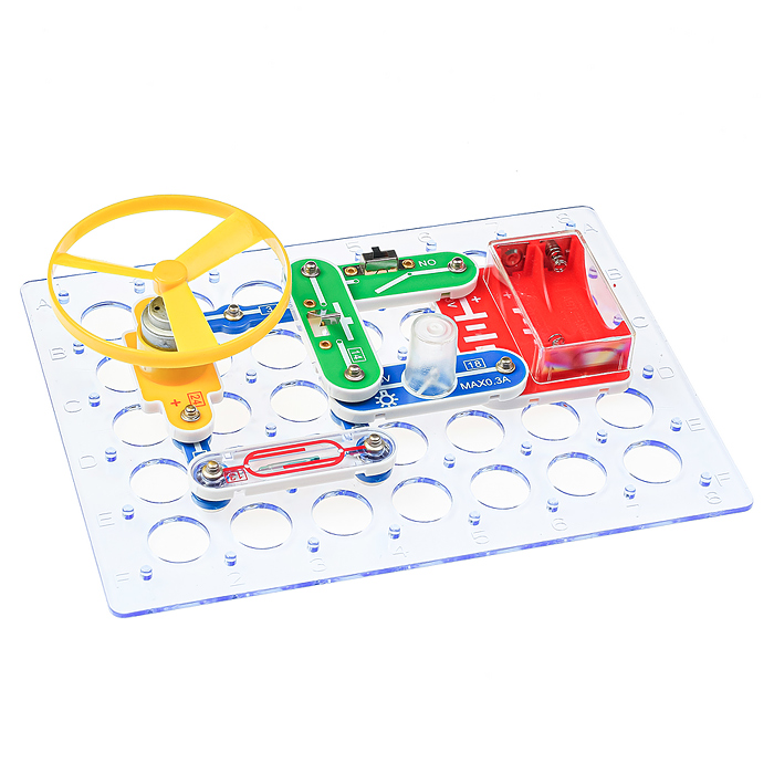 Фото к товару Электронный конструктор "15 схем" Электронный конструктор "15 схем"