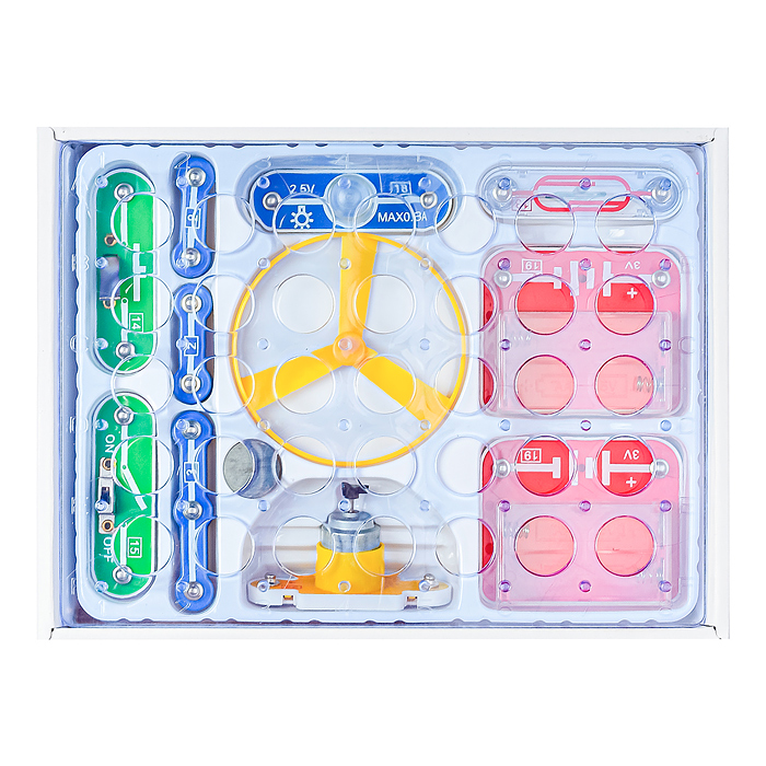 Фото к товару Электронный конструктор "15 схем" Электронный конструктор "15 схем"