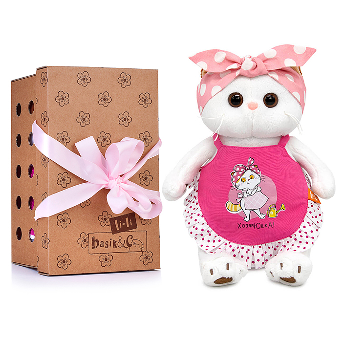 Кошка Ли-Ли "Хозяюшка" в фартуке