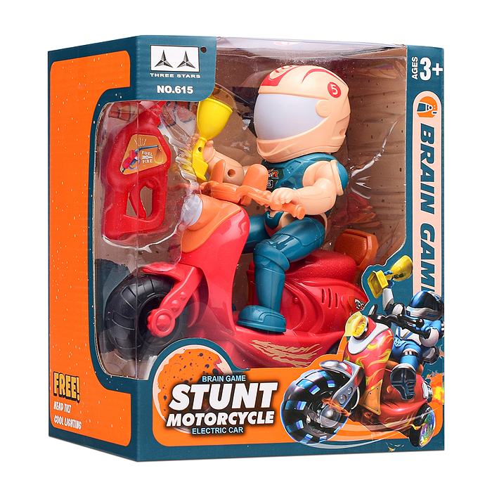 Фото к товару Мотоцикл 615 "Драйвер" на батарейках, в коробке Мотоцикл 615 "Драйвер" на батарейках, в коробке