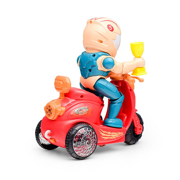 Фото к товару Мотоцикл 615 "Драйвер" на батарейках, в коробке Мотоцикл 615 "Драйвер" на батарейках, в коробке