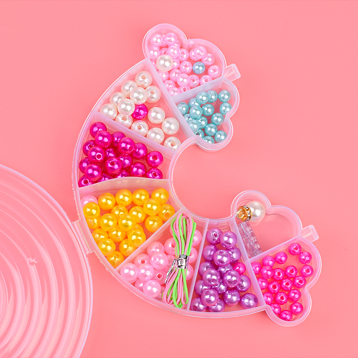 Фото к товару Набор создание украшений 2351-B "Перламутровые бусинки" в коробке Набор создание украшений 2351-B "Перламутровые бусинки" в коробке