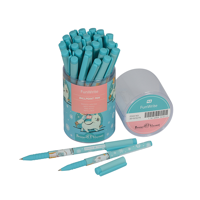 Ручка "FunWrite. Городская прогулка. Лайка" шариковая, 0.5 мм, синяя Ручка "FunWrite. Городская прогулка. Лайка" шариковая, 0.5 мм, синяя