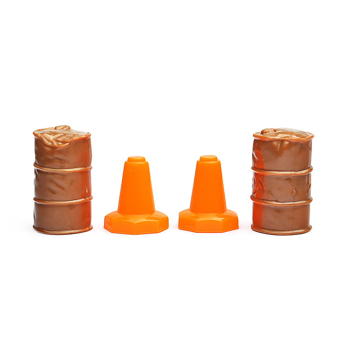 Фото к товару Машинка DIY 13 см, металлическая серого цвета с аксессуарами Машинка DIY 13 см, металлическая серого цвета с аксессуарами