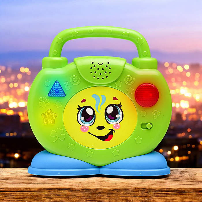 Фото к товару Магнитофончик Шаинский музыка бат., в коробке Магнитофончик Шаинский музыка бат., в коробке