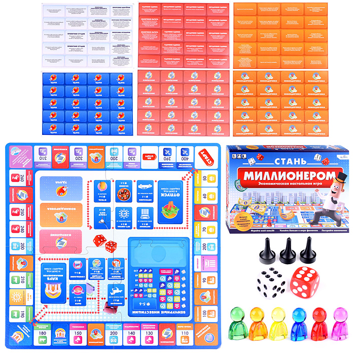 Настольная игра "Стань миллионером" Настольная игра "Стань миллионером"