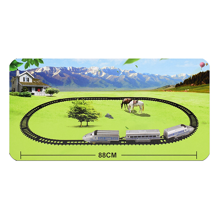 Фото к товару Железная дорога JHX8808 "Electric train" в коробке Железная дорога JHX8808 "Electric train" в коробке