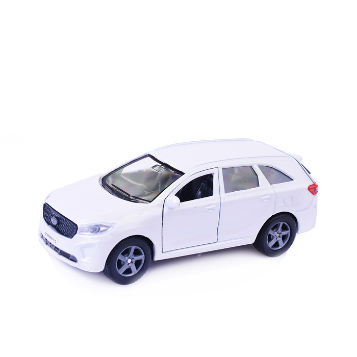 Машина металл KIA Sorento Prime, 12 см, (двери, багаж., белый) инерц., коробке