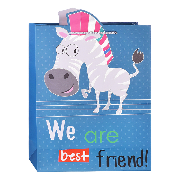 Фото к товару Пакет подарочный 00-3646 "Мы лучшие друзья!" (26*32*12см.) Пакет подарочный 00-3646 "Мы лучшие друзья!" (26*32*12см.)