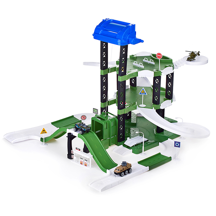 Фото к товару Парковка BBQ550-36B "Военный паркинг-2" в коробке Парковка BBQ550-36B "Военный паркинг-2" в коробке