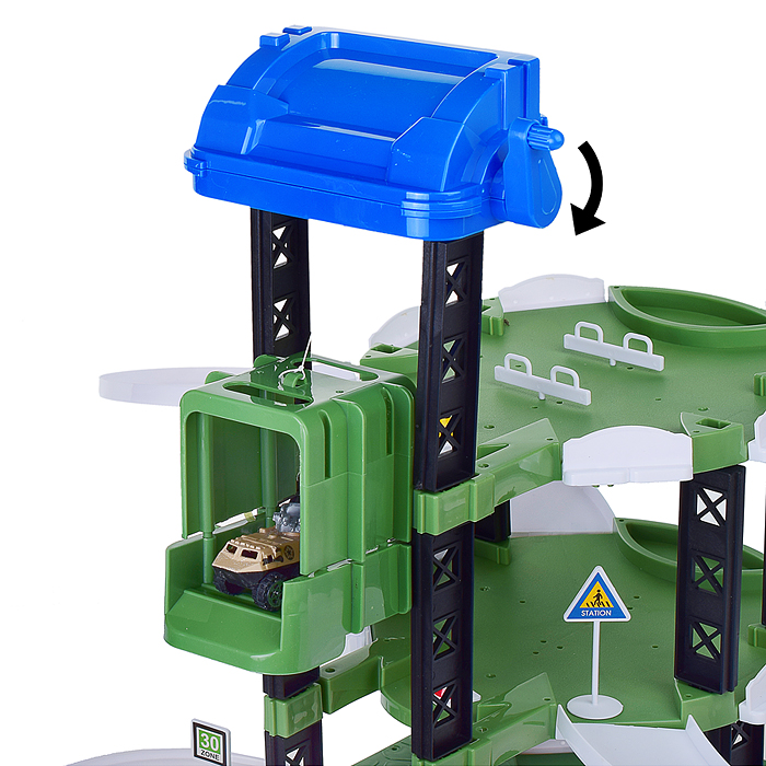 Фото к товару Парковка BBQ550-36B "Военный паркинг-2" в коробке Парковка BBQ550-36B "Военный паркинг-2" в коробке