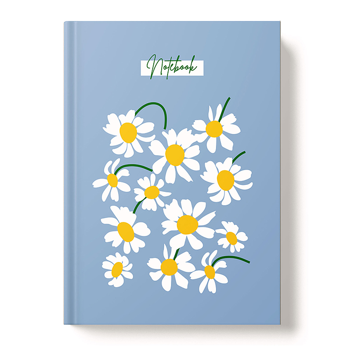 Книжка записная А5 96л., "Ромашки" Книжка записная А5 96л., "Ромашки"