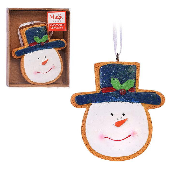 Новогоднее подвесное украшение из полирезины / 8*7,5*1,3см. Новогоднее подвесное украшение из полирезины / 8*7,5*1,3см.