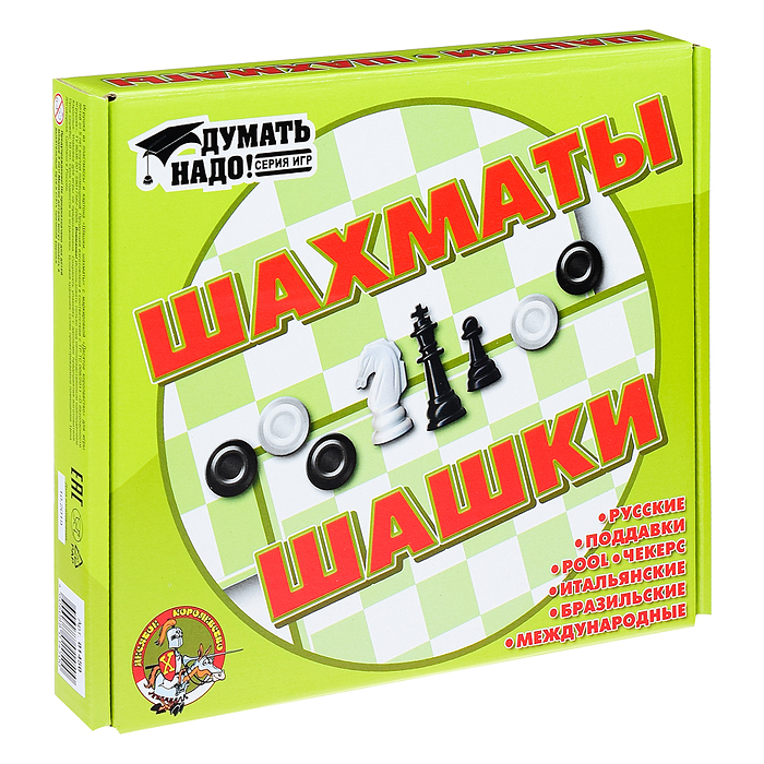 Фото к товару Шашки/шахматы Шашки/шахматы