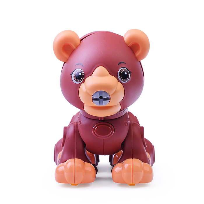 Конструктор 333 "Мишка" с отверткой, в пакете