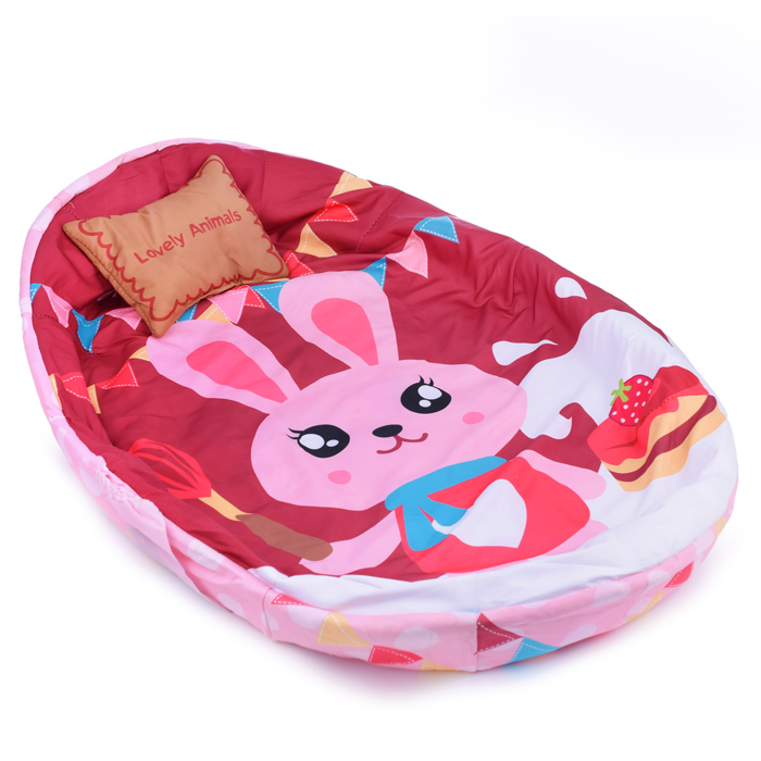 Фото к товару Детский развивающий коврик 66527 "Зайка" с защитной вуалью, со звуком, в коробке Детский развивающий коврик 66527 "Зайка" с защитной вуалью, со звуком, в коробке