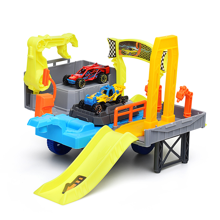 Фото к товару Набор машин 8142 "Катапульта" в коробке Набор машин 8142 "Катапульта" в коробке