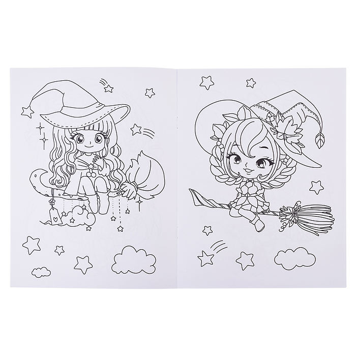 Раскраски аниме. Волшебницы