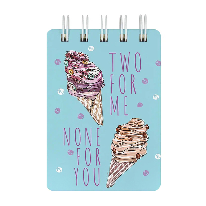 Блокнот "Smart journal" А7, 108 л. на гребне, линейка, микс 2