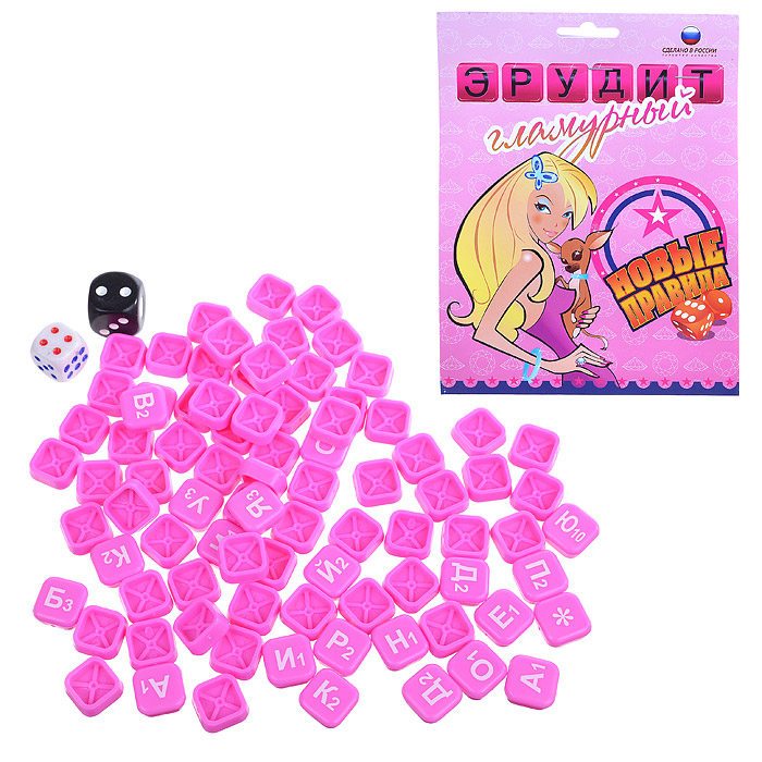 Настольная игра Эрудит/Гламур Настольная игра Эрудит/Гламур