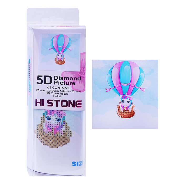 Мозаика 00-4391 "Единорожка на воздушном шаре" 20*20см Мозаика 00-4391 "Единорожка на воздушном шаре" 20*20см