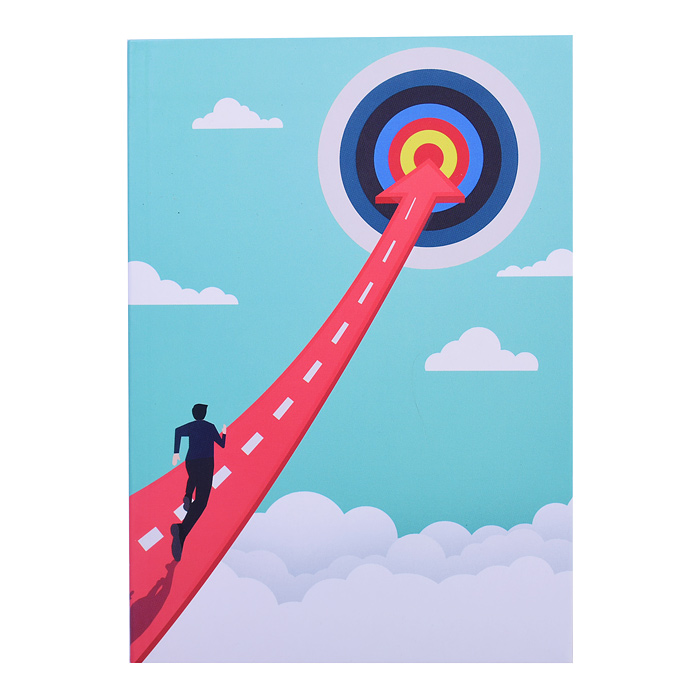 Записная книжка 80л., А6+ "К цели" Записная книжка 80л., А6+ "К цели"