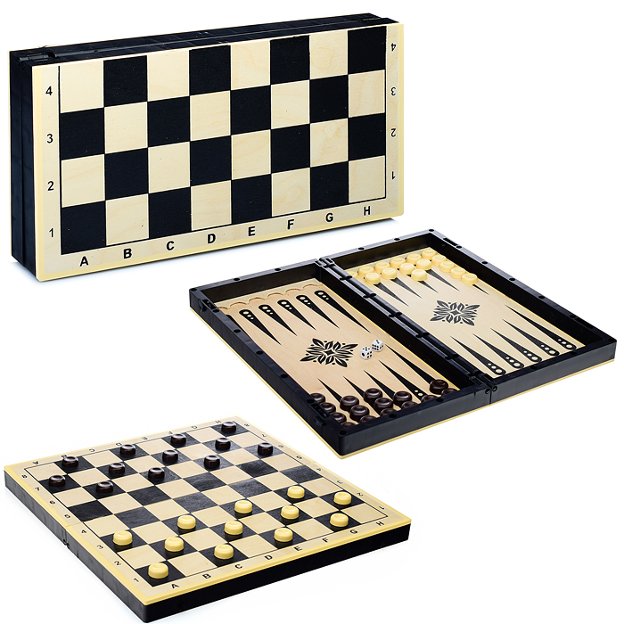 Игра 2 в 1 (Шашки, нарды, доска дерево+пластик) Игра 2 в 1 (Шашки, нарды, доска дерево+пластик)