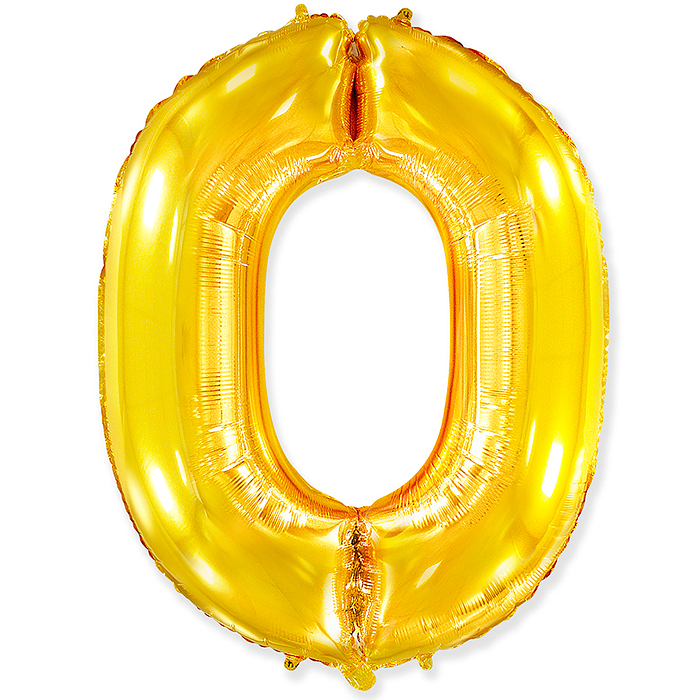Шар (32''/81 см) Цифра, 0, Золото, 1 шт. в уп. Шар (32''/81 см) Цифра, 0, Золото, 1 шт. в уп.