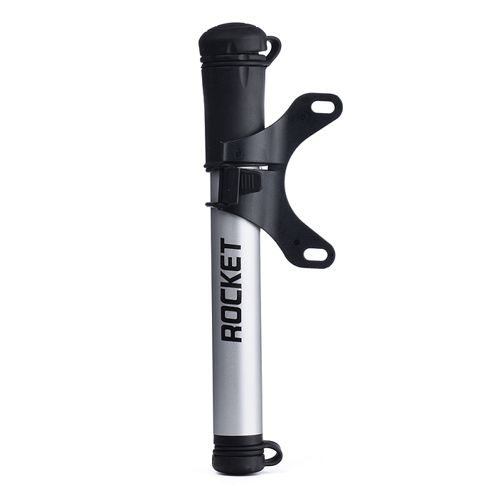 Фото к товару Насос ручной велосипедный Rocket, алюминий, A/V, Presta Насос ручной велосипедный Rocket, алюминий, A/V, Presta