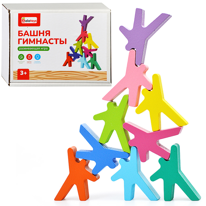 Развивающая игра "Башня гимнасты" Развивающая игра "Башня гимнасты"
