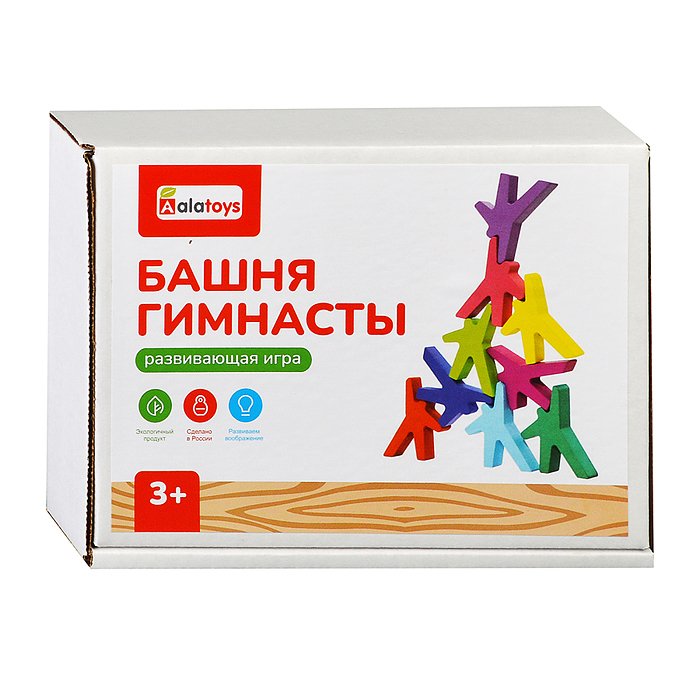 Фото к товару Развивающая игра "Башня гимнасты" Развивающая игра "Башня гимнасты"