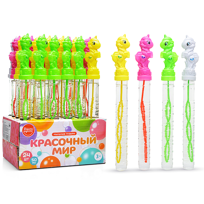 Мыльные пузыри UT0155-3 "Единорог" 50 мл.