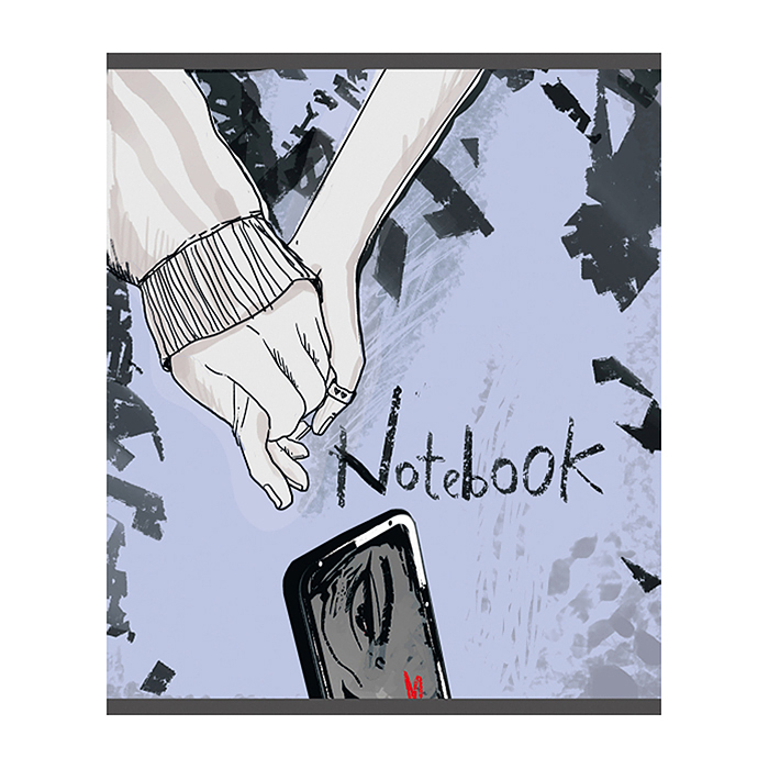 Фото к товару Тетрадь 48л. клетка, А5 "Мобильная" скрепка Тетрадь 48л. клетка, А5 "Мобильная" скрепка