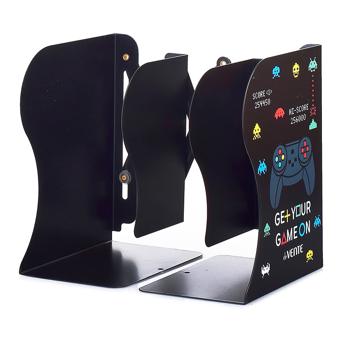 Фото к товару Подставка для учебников и книг "Game ON" 19x14,7x9 см, металлическая, телескопическая, окра Подставка для учебников и книг "Game ON" 19x14,7x9 см, металлическая, телескопическая, окра